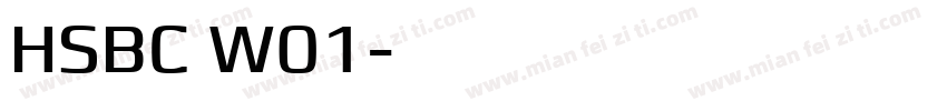 HSBC W01字体转换